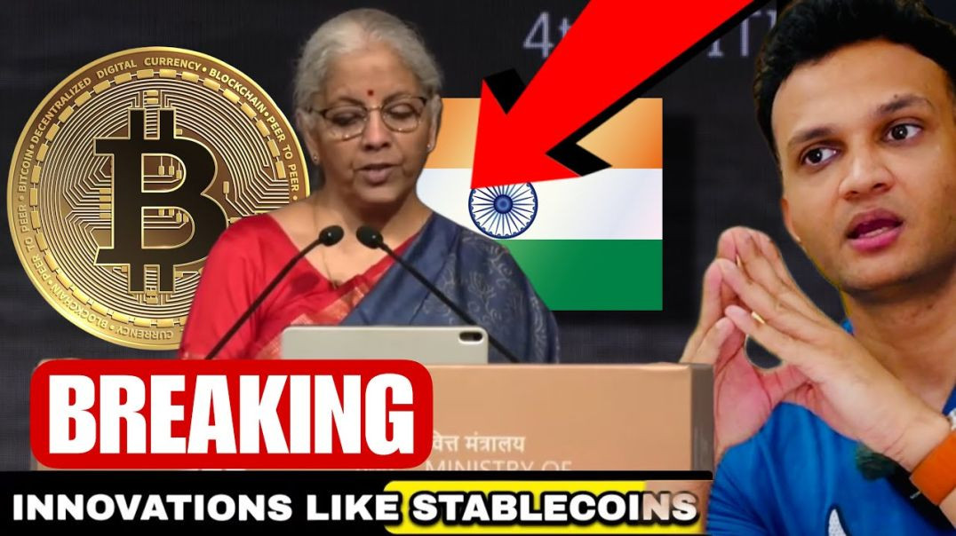🚨BREAKING : 🇮🇳FINANCE MINISTER ON STABLECOINS