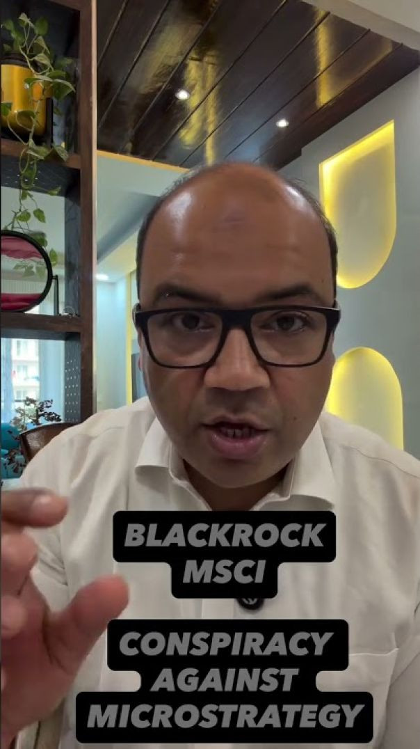 Blackrock MSCI, Conspiracy Against Microstrategy.